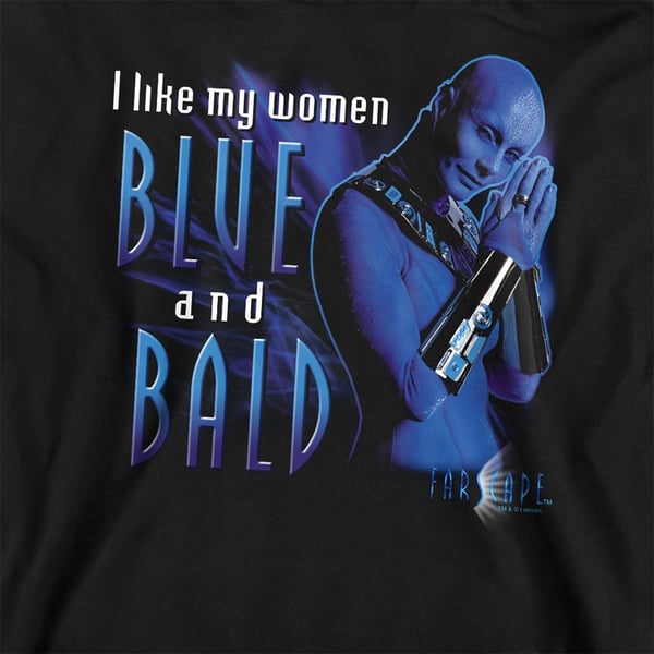 Farscape Unisex Adult Blue And Bald Sweatshirt