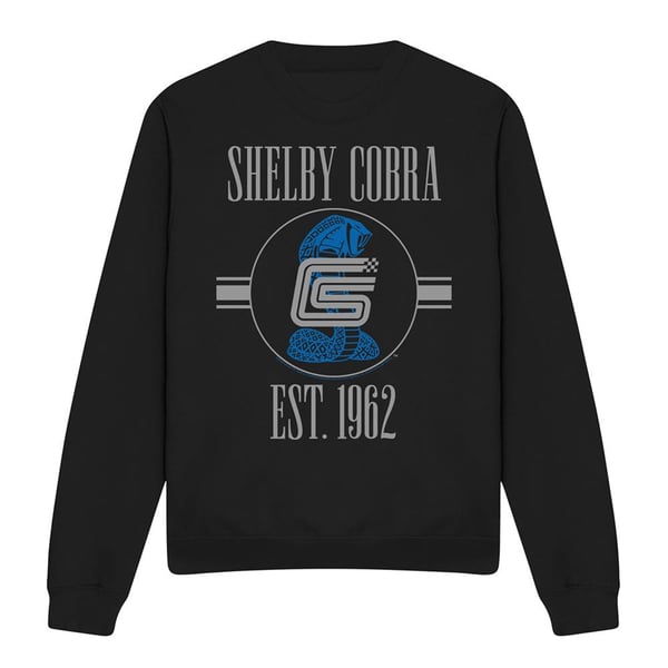 Carroll Shelby Unisex Adult Large Snake And Signature Vintage Sweatshirt