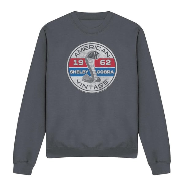 Carroll Shelby Unisex Adult Vintage Circle Sweatshirt