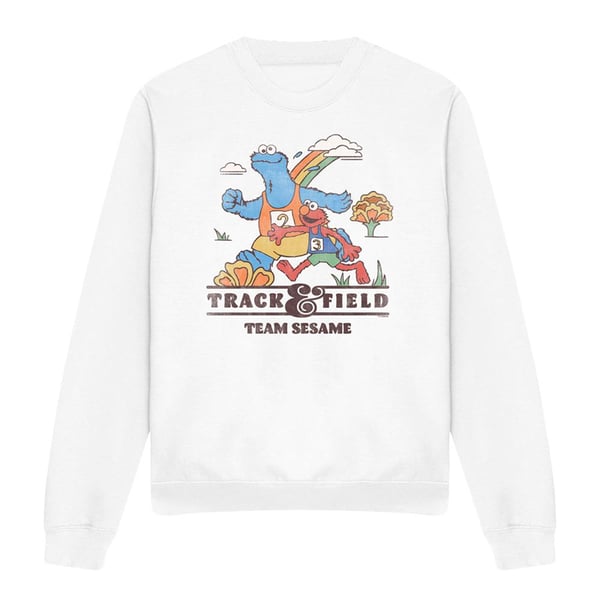 Sesame Street Unisex Adult Track Field Sweatshirt
