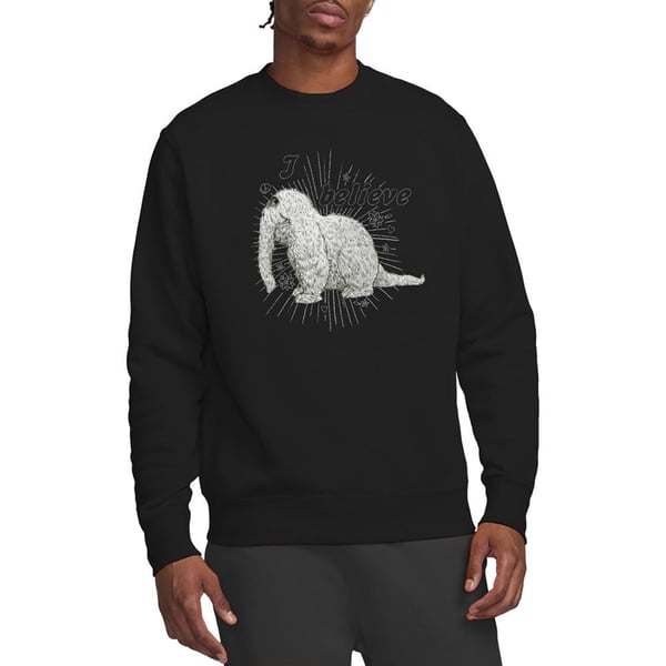 Sesame Street Unisex Adult I Believe Snuffleupagus Sweatshirt