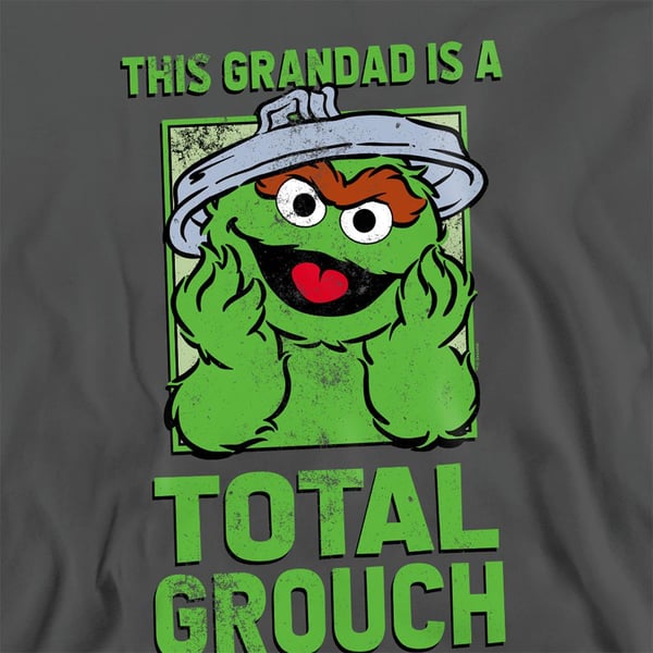 Sesame Street Unisex Adult Total Grouch Grandad Fathers Day Sweatshirt