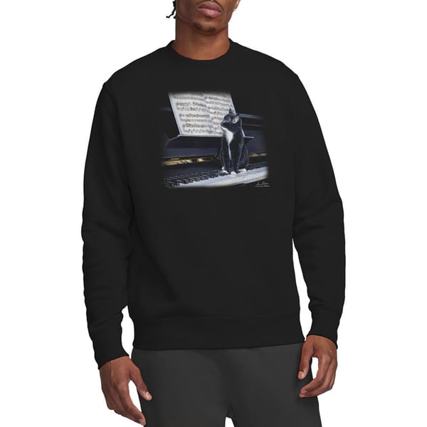 Wildlife Unisex Adult Kitten On The Keys Sweatshirt