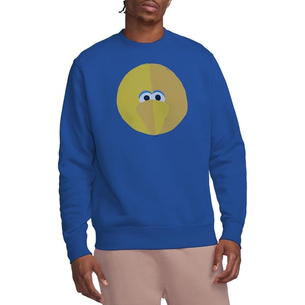 Sesame Street Unisex Adult Big Bird Beak Sweatshirt