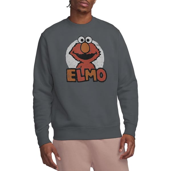 Sesame Street Unisex Adult Elmo Sweatshirt