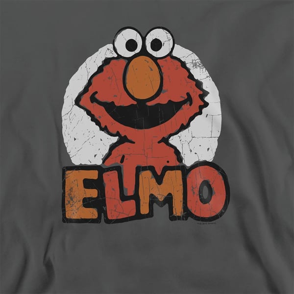 Sesame Street Unisex Adult Elmo Sweatshirt