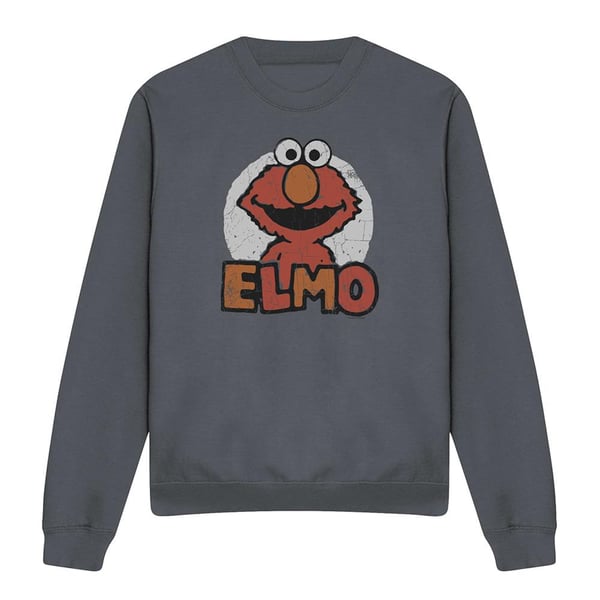 Sesame Street Unisex Adult Elmo Sweatshirt