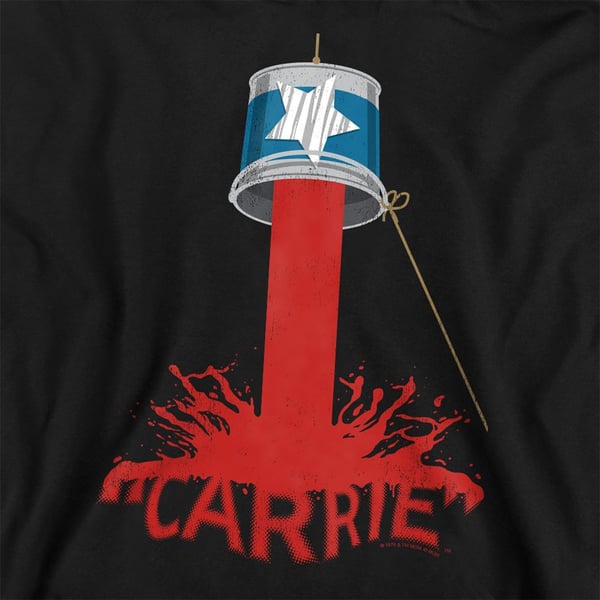 Carrie Unisex Adult Bucket Of Blood Sweatshirt