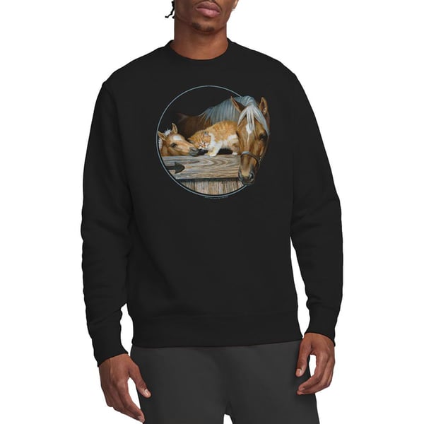 Wild Wings Unisex Adult Everyone Loves Kitty Sweatshirt