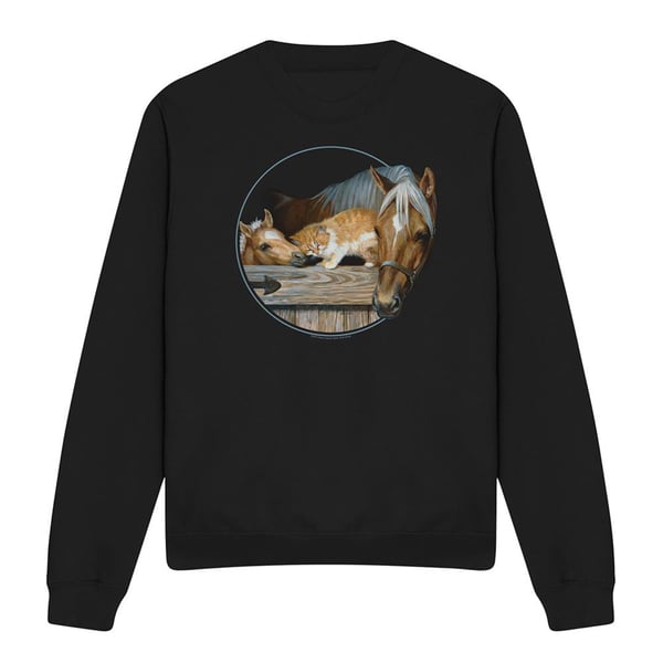 Wild Wings Unisex Adult Everyone Loves Kitty Sweatshirt