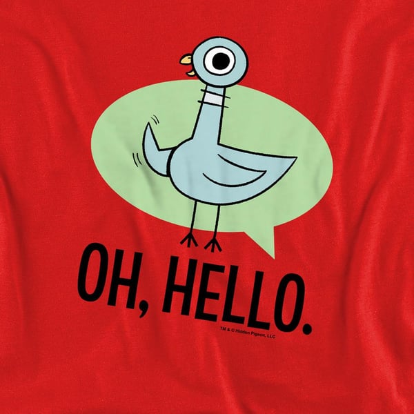 The Pigeon Unisex Adult Oh Hello Sweatshirt