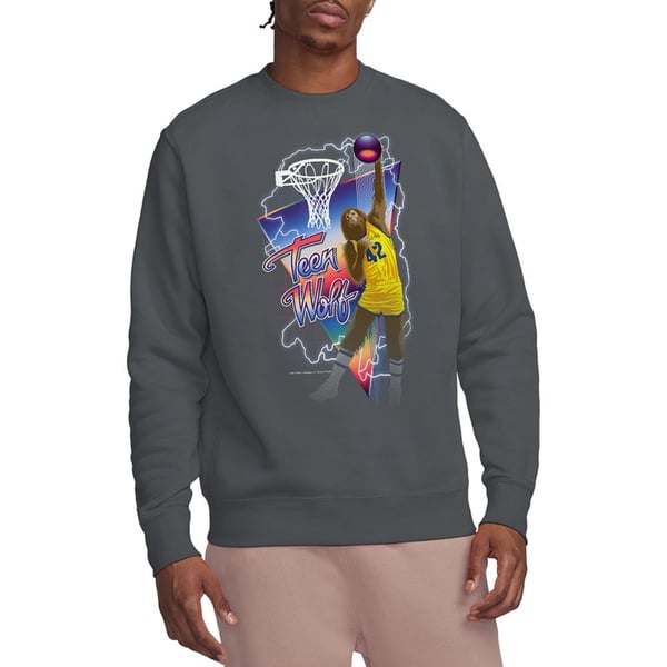 Teen Wolf Unisex Adult Slam Dunk Sweatshirt