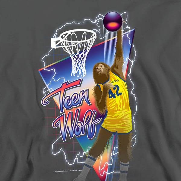 Teen Wolf Unisex Adult Slam Dunk Sweatshirt