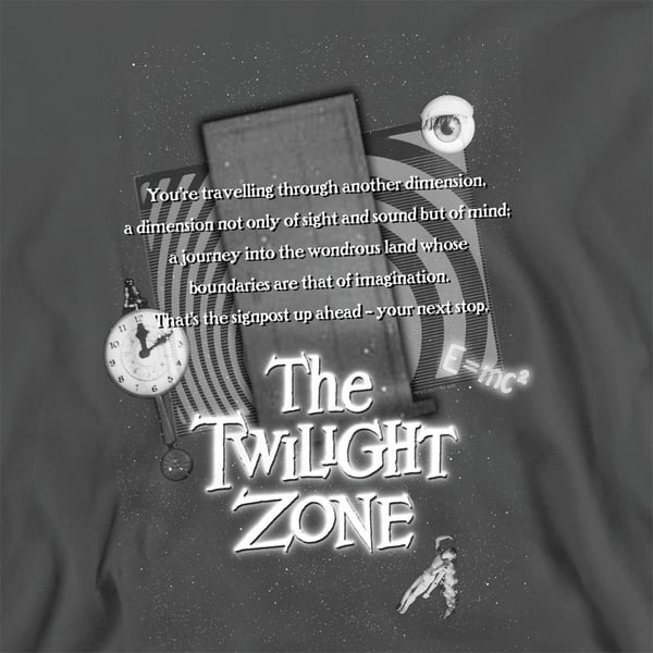 The Twilight Zone Unisex Adult Monologue Sweatshirt