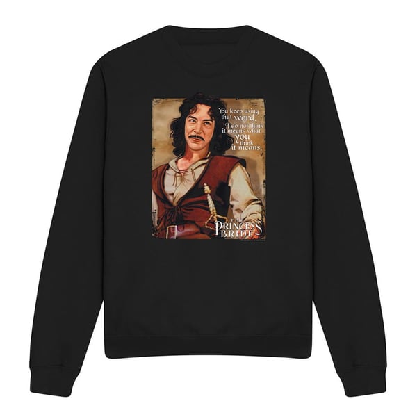 The Princess Bride Unisex Adult You Keep Using That Word Sweatshirt