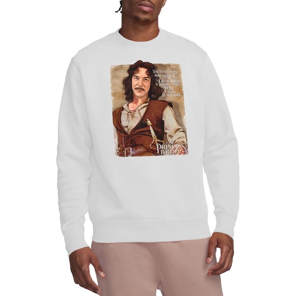 The Princess Bride Unisex Adult You Keep Using That Word Sweatshirt