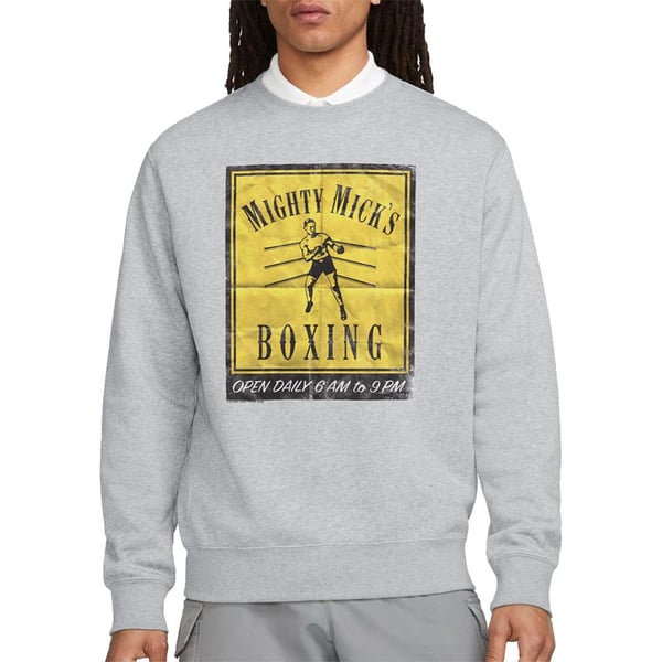 Creed Unisex Adult Mighty Mick´s Poster Heather Sweatshirt