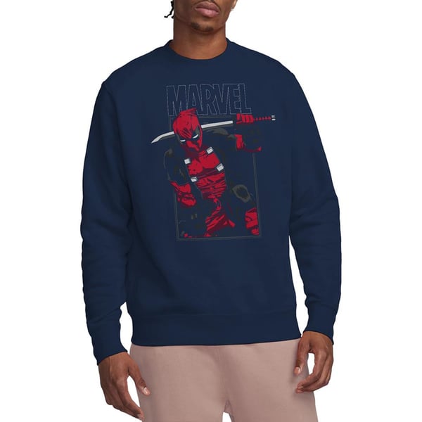 Deadpool Unisex Adult Sword Sweatshirt