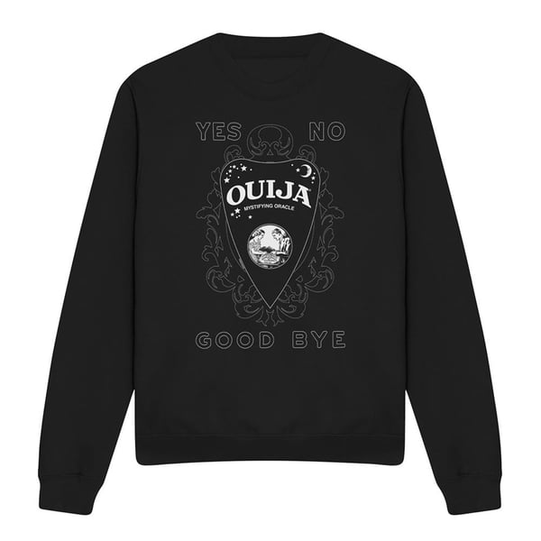 Hasbro Unisex Adult Yes, No, Goodbye With Planchette Ouija Board Sweatshirt