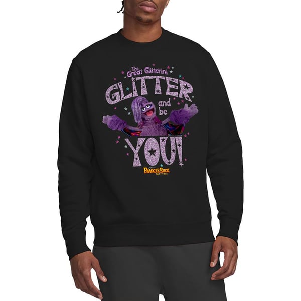 Fraggle Rock Unisex Adult Pride Glitter And Be You Great Glitterini Sweatshirt