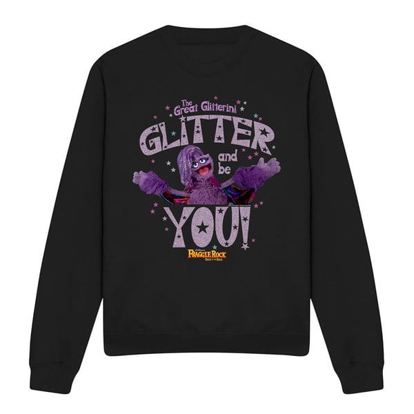Fraggle Rock Unisex Adult Pride Glitter And Be You Great Glitterini Sweatshirt