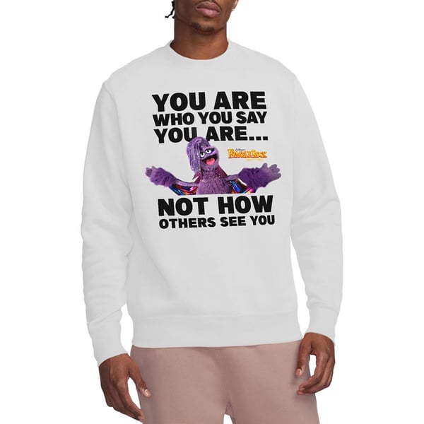 Fraggle Rock Unisex Adult Pride You Are Great Glitterini Sweatshirt