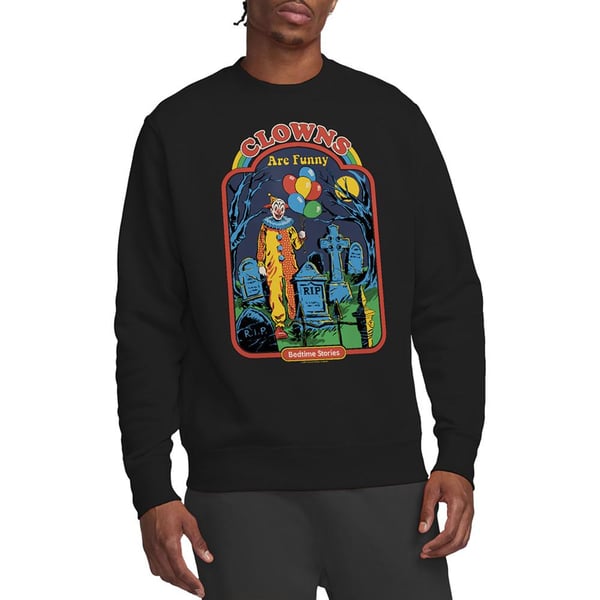 Steven Rhodes Unisex Adult Clowns Are Funny Sweatshirt