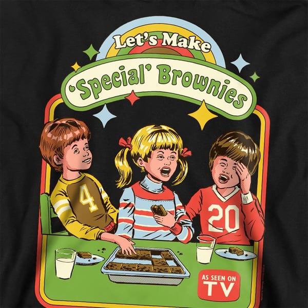 Steven Rhodes Unisex Adult Let´s Make Brownies Sweatshirt