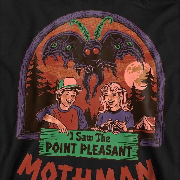Steven Rhodes Unisex Adult I Saw The Mothman Sweatshirt