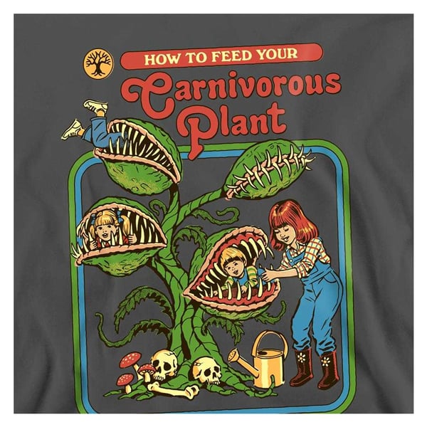Steven Rhodes Unisex Adult Carnivorous Plant Sweatshirt