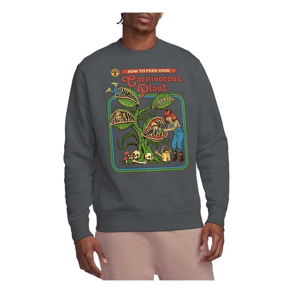 Steven Rhodes Unisex Adult Carnivorous Plant Sweatshirt