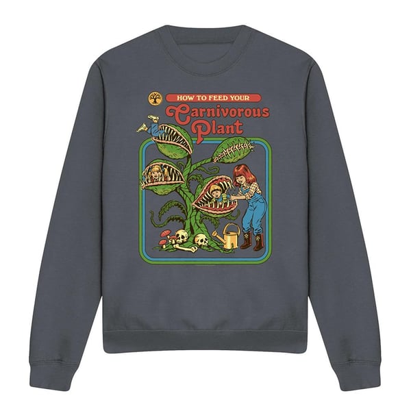 Steven Rhodes Unisex Adult Carnivorous Plant Sweatshirt