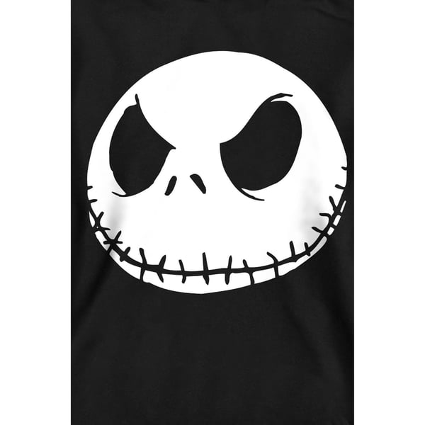 The Nightmare Before Christmas Unisex Adult Jack Face Sweatshirt