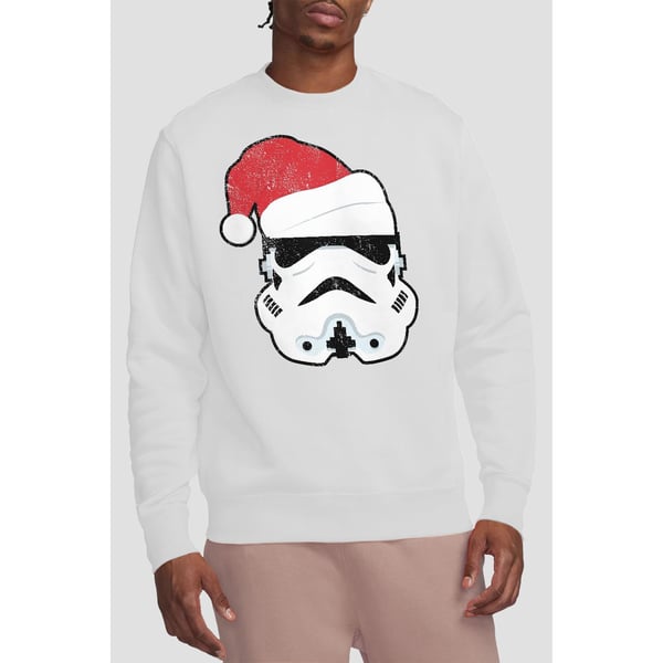 Star Wars Unisex Adult Stormtrooper Santa Christmas Sweatshirt