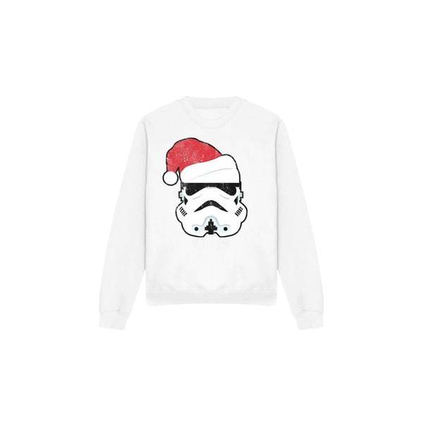 Star Wars Unisex Adult Stormtrooper Santa Christmas Sweatshirt