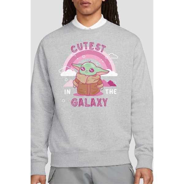Star Wars: The Mandalorian Unisex Adult Cutest In The Galaxy Grogu Sweatshirt