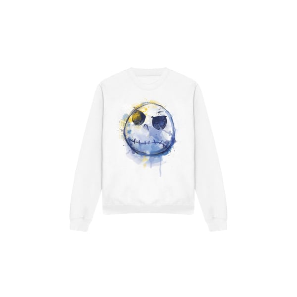 The Nightmare Before Christmas Unisex Adult Jack Skellington Painted Sweatshirt