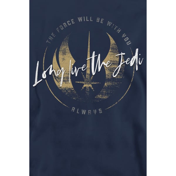 Star Wars Unisex Adult Long Live The Jedi Obi Wan Kenobi Sweatshirt