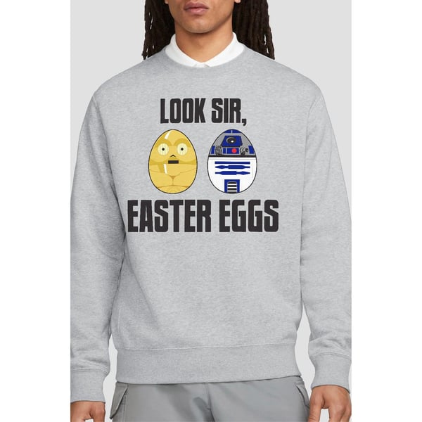 Star Wars Unisex Adult Look Sir, Easter Eggs Sweatshirt