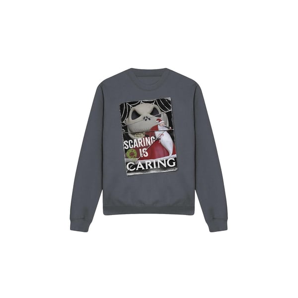 The Nightmare Before Christmas Unisex Vuxen \"Scaring Is Caring\" Tröja