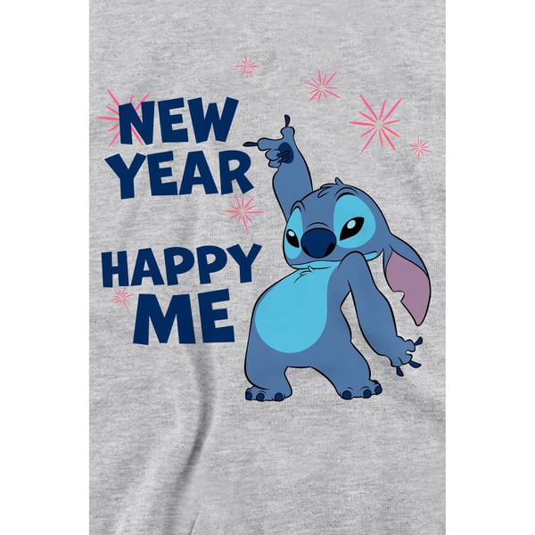 Lilo & Stitch Unisex Adult New Year, Happy Me Sweatshirt