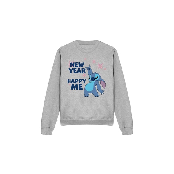 Lilo & Stitch Unisex Adult New Year, Happy Me Sweatshirt