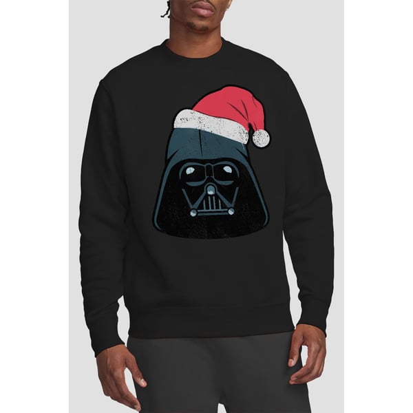 Star Wars Unisex Adult Darth Vader Santa Christmas Sweatshirt