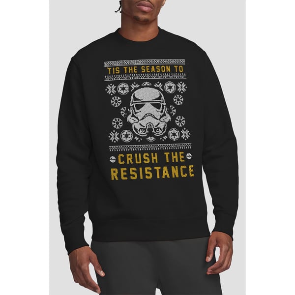 Star Wars Unisex Adult Crush The Resistance This Christmas Sweatshirt