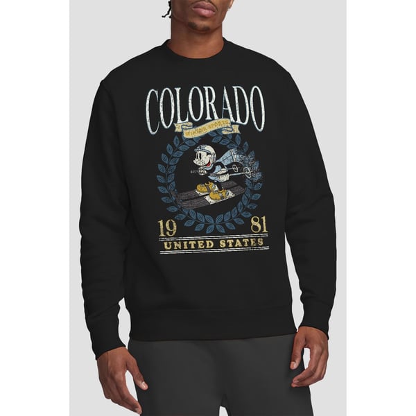 Disney Unisex Adult Colorado Ski Mickey Mouse Sweatshirt