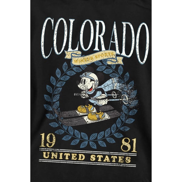 Disney Unisex Adult Colorado Ski Mickey Mouse Sweatshirt