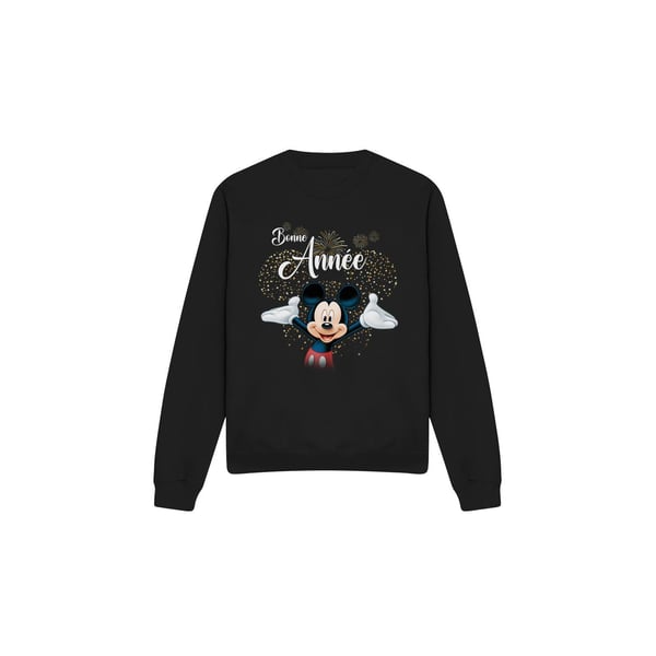 Disney Unisex Aikuisten Ranskalainen Mikki Hiiri Ilotulitus Uudenvuoden Collegepaita