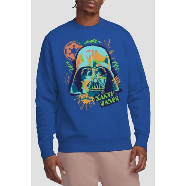 Star Wars Unisex Adult 90s Darth Vader Sweatshirt