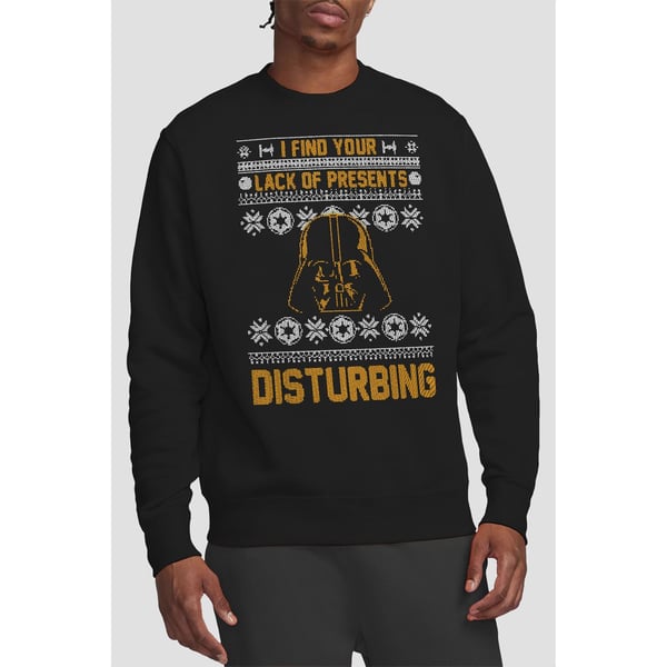 Star Wars Unisex Adult Lack Of Christmas Presents Fair Isle Sweatshirt