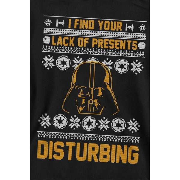 Star Wars Unisex Adult Lack Of Christmas Presents Fair Isle Sweatshirt